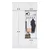 Hanah Home Ormar za hodnik EA145 - 3841, 119,6x226,4x37,5 cm, Beli