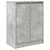 Komoda siva boja betona 57x34x76 cm od konstruiranog drva