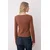 Trendyol Milla ženska bluza Twoaw25Bz00030, smeđa