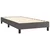 vidaXL Box spring postelja z vzmetnico siva 90x200 cm umetno usnje