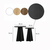 HANAH HOME Set stolova Mushroom Black
