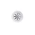 Russian nozzle for decorating with glaze, Calendula model, 3 cm - by