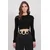 Trend Alacati Stili Ženska bluza Alc-X14924, Crna