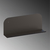 Hanah Home Zidna polica Long Pouch, 55x23x12 cm, Crna
