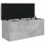 Klupa za pohranu boja betona 102 x 42 x 45 cm konstruirano drvo