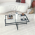 Hanah Home Klub sto Sun S408 94x35x64cm Crni