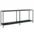 Konzolni stol crni 180 x 35 x 75,5 cm od kaljenog stakla