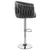 EH Barski stol Cofton Chrome Graphite Velvet