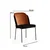 Hanah Home Set 2 trpezarijske stolice Bronzano-Crni