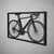 Wallity Zidna dekoracija Bicycle - APT217LS, 55 x 95 cm, Crna