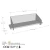 Hanah Home Zidna polica Long Arm, 60x20x19 cm, Crna