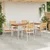 Vrtna stolica 6 pcs Prirodna nafta Čvrsto teak drvo