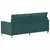 vidaXL Kavč Temno zelena 196 x 81 x 87,5 cm Blago