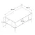 Hanah Home Klub sto Authentic 90x54x41,6cm Hrast