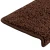 Prostirke za stepenice 15 kom 65x21x4 cm smeđe pravokutne rubove