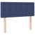 Vidaxl Box spring postelja z vzmetnico modra 90x190 cm blago