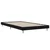 Okvir za krevet crni 90x200 cm konstruirano drvo