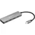 Sandberg USB Hub - USB-C do 4 x USB-C Hub (Vhod: USB-C, Izhod: 4x USB-C, 15 cm, srebrn)