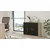 Hanah Home Komoda 89,1x73,8x38,1cm Hrast-Crna