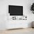 Zidni TV ormarić s LED svjetlima bijeli 130x31x45 cm