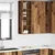 Vidaxl Viseča omarica Star les 30 x 29,5 x 100 cm Konstruiran les