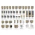 Visoka omara Infinity 21D 60 - siva