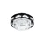 Brilagi - LED prigušiva plafonska lampa CROWN LED/41W/230V, prečnik 48 cm, crna + daljinski upravljač
