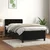 Vidaxl Box spring postelja z vzmetnico črna 80x200 cm žamet