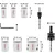 Bosch Set kruna sa navojem 2608594612, 6 delova
