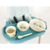 KikkaBoo Set posuđa od bambusa Panda Blue (KKB40072)