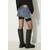 Jeans krilo Fiorucci Mid Blue Denim Mini Skirt