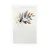 Plakat minimalistična vejica z listi - 40x60 white