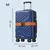 Songmics Trda potovalna torba 55x36x20 cm modra