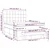 Vidaxl Box spring postelja z vzmetnico temno siva 140x200 cm blago