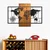 Fusione Naturale -5 BlackWalnut Decorative Wooden Wall Accessory