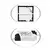 Ecolite LED-CSQ-CCT/12W/BI - LED plafonsko svetlo RAFA LED/12W/230V, belo