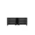 Hanah Home komoda Evva 150, 125 cm, antracit / zlatna