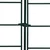 Vidaxl Komplet vrtne ograje 77,5x64 cm zelen