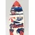 WallXpert dekorativna daska za surf od pleksiglasa Mvsf41M, ilustracija Majamija sa palmama i kućicom spasilaca na plaži, 36 x 100 cm