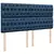 vidaXL vidaXL Box spring postelja z vzmetnico modra 180x200 cm blago, (21321556)