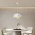 BRILAGI - Luster na sajli WABI SABI 1xE27/60W/230V prečnik 30 cm bela