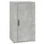 Komoda siva boja betona 40 x 33 x 70 cm od konstruiranog drva