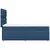 vidaXL vidaXL Box spring postelja z vzmetnico modra 90x190 cm blago, (21291030)
