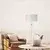 Stojeća lampa 1xE27/40W/230V bela