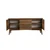 HANAH HOME Vina 02 0701 Walnut Grey Produživi trpezarijski sto, stolice i konzola (5 komada))