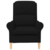 fotelja Crna 76 x 94 x 102 cm Mikrofibra