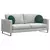 Jastučići za sjedenje 2 pcs Tamnozelena O40 x 13 cm tkanina