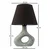 Opviq Stona lampa BK012, O25,15 cm, IP20, Crno-siva