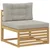 Set vanjskih sofa 7 pcs Bijela i svjetlosiva Poliester