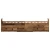 vidaXL Posteljni okvir brez vzmetnice star les 100x200 cm